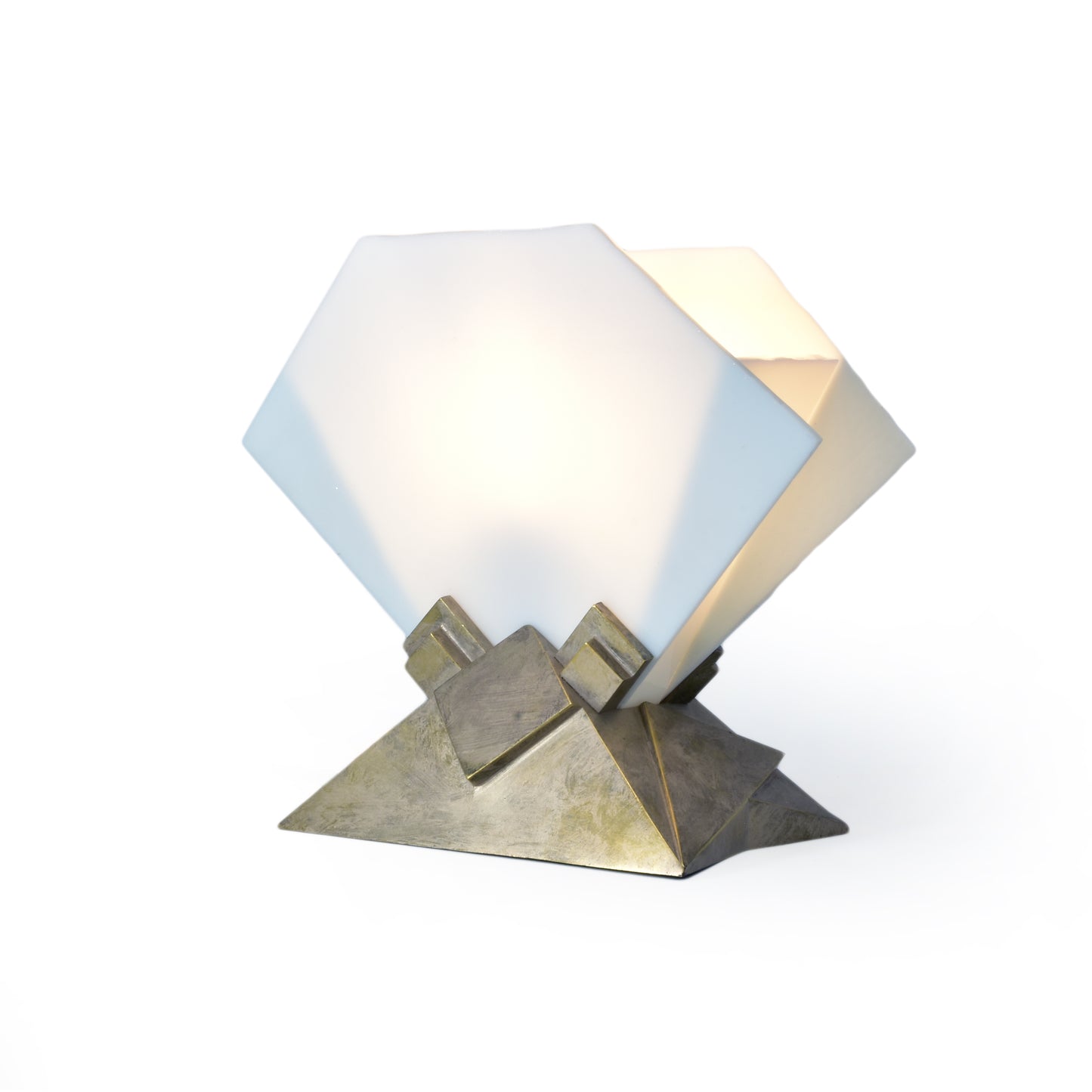 cubist-modernist table lamp