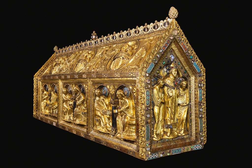 Art nouveau lijst met houtsnede