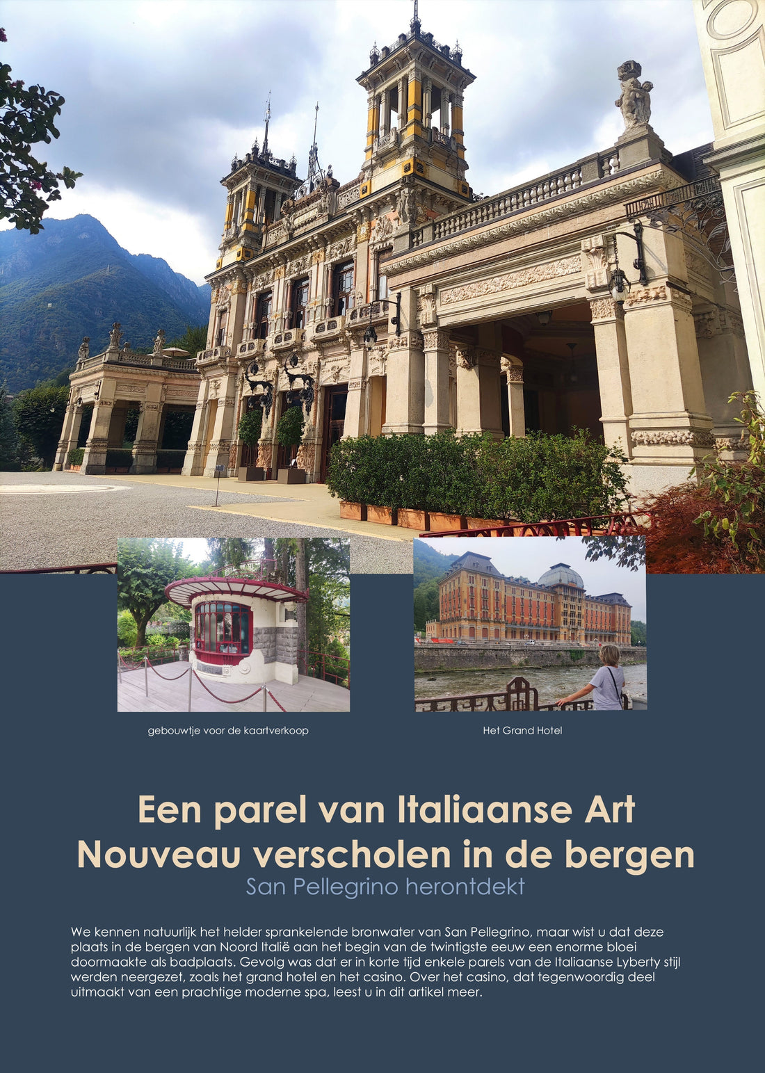 Het (voormalige) casino van St Pellegrino