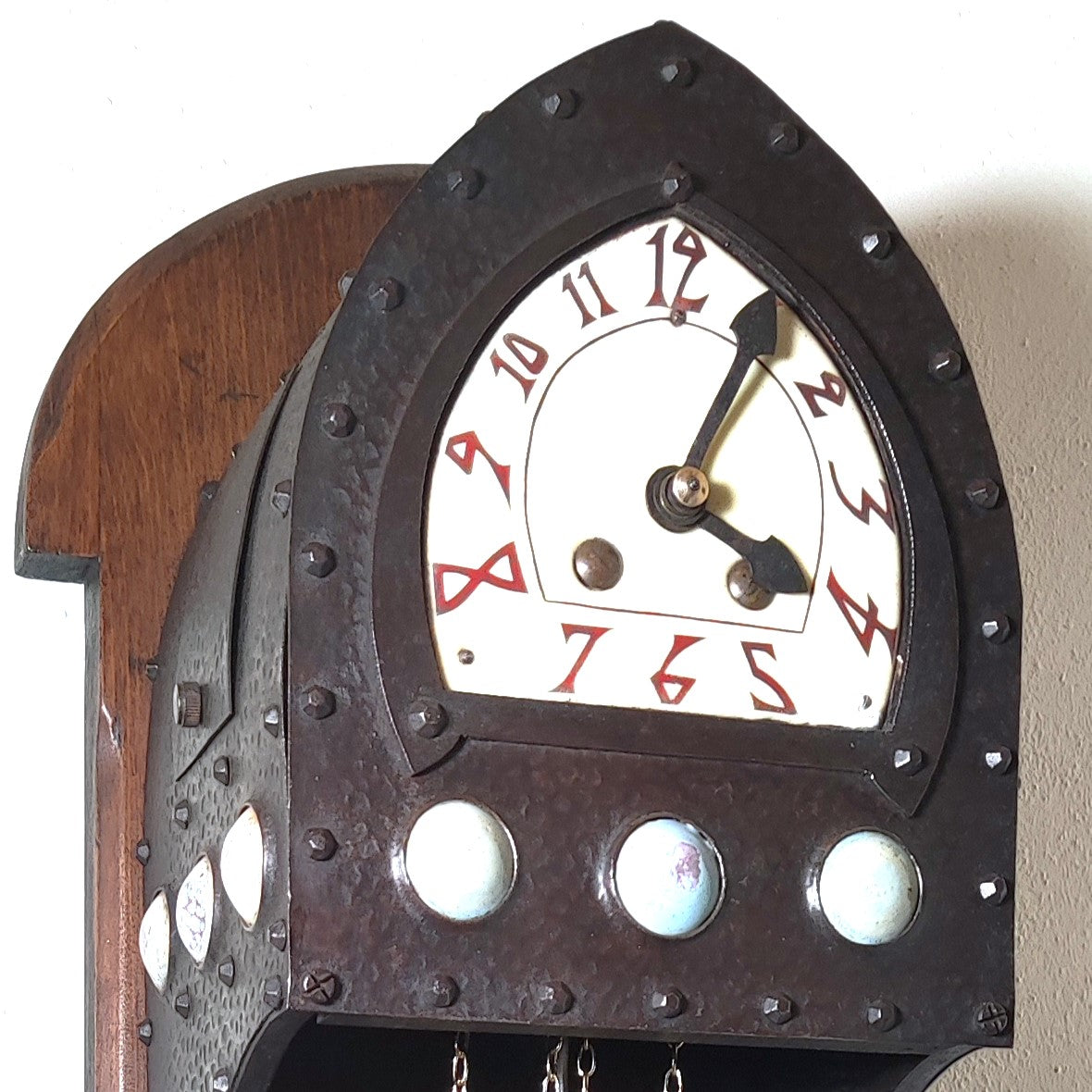 Arts & Crafts wandklok