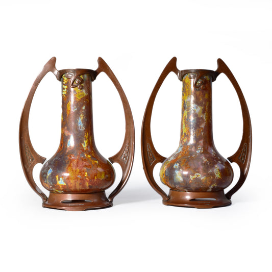 Paar jugendstil vazen