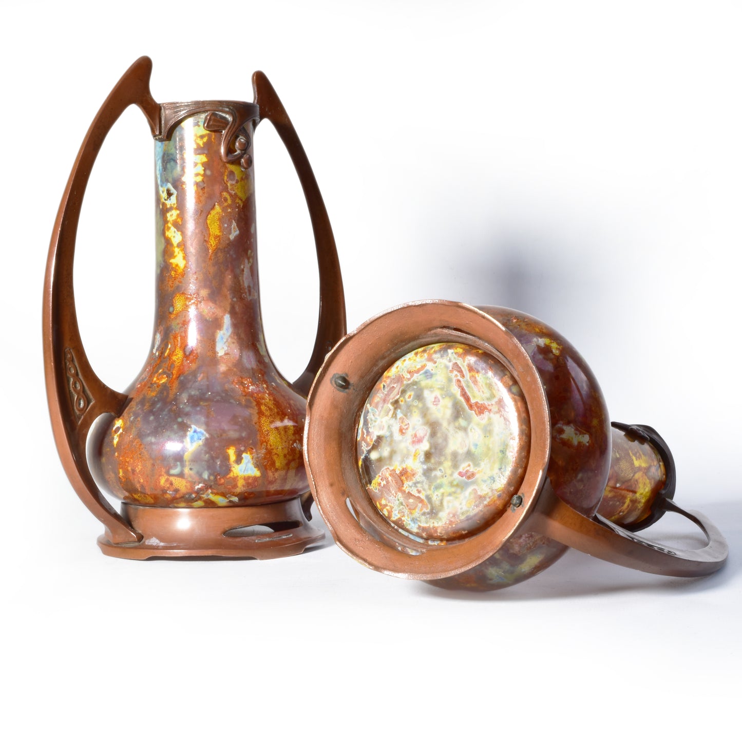 Paar jugendstil vazen