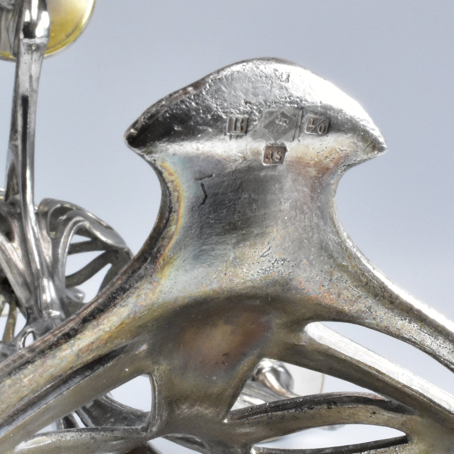 Art Nouveau candlestick set