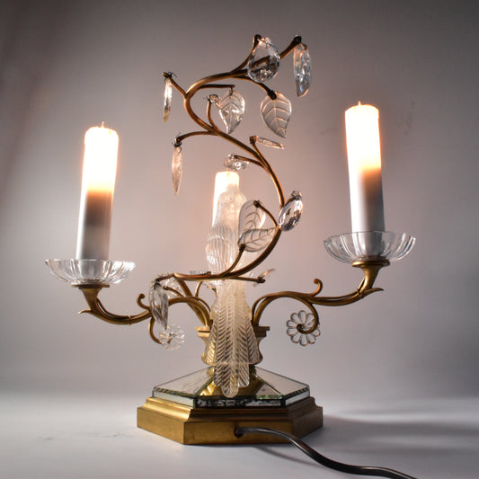 Art deco electrische kandelaar