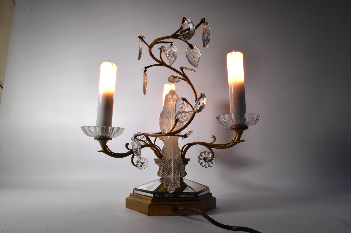 Art deco electrische kandelaar