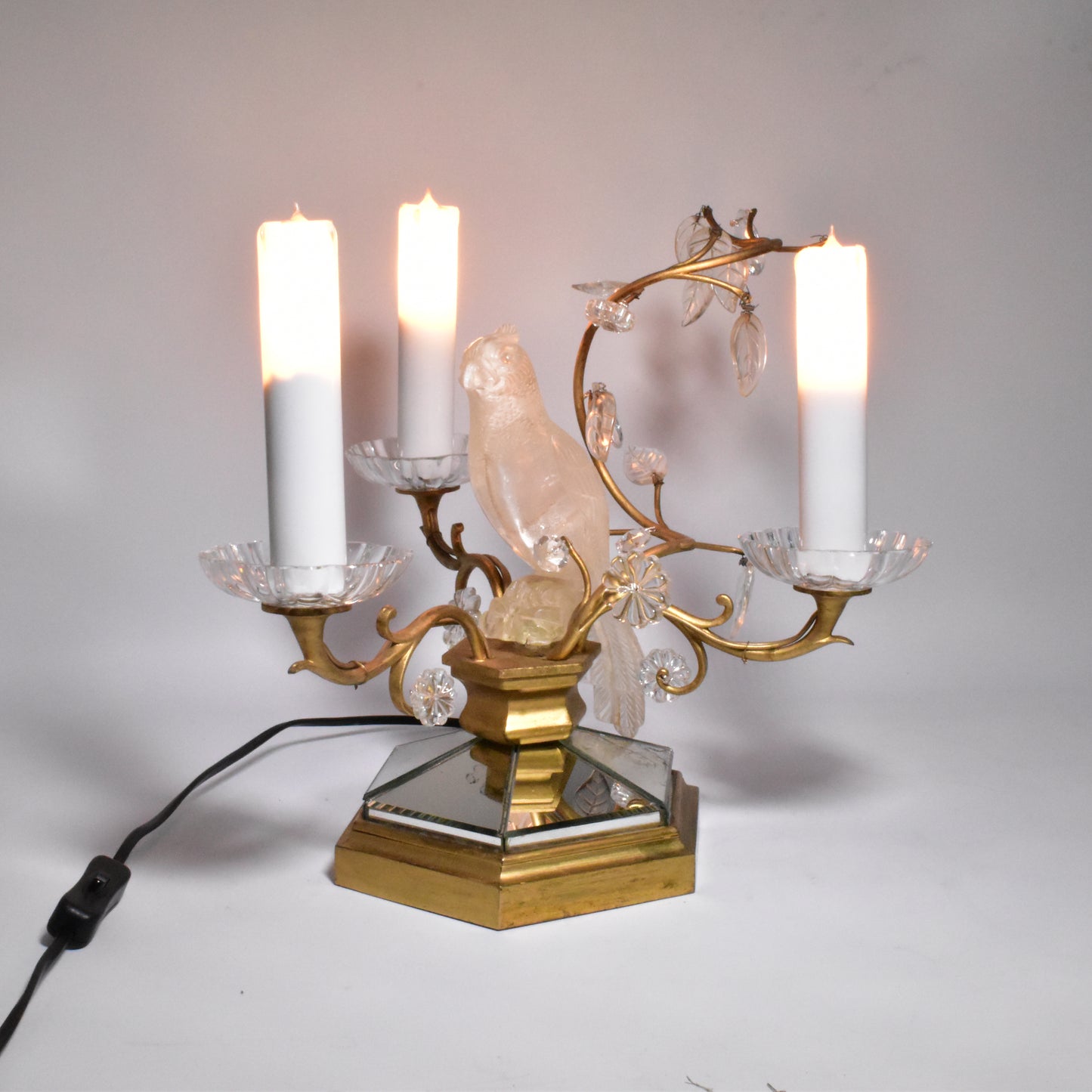 Art deco electrische kandelaar