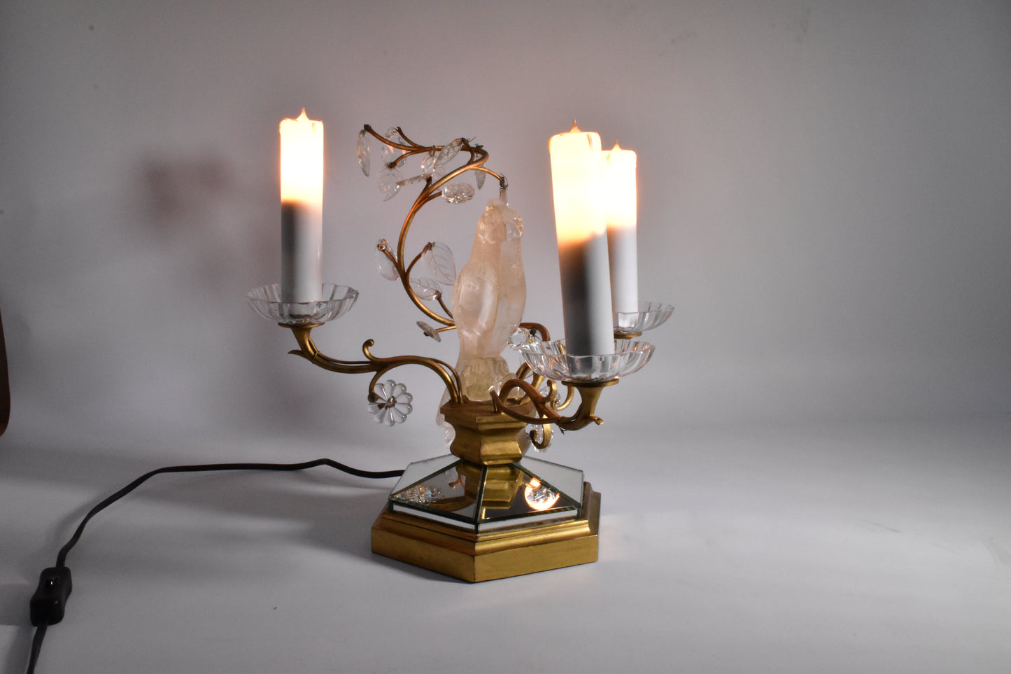 Art deco electrische kandelaar