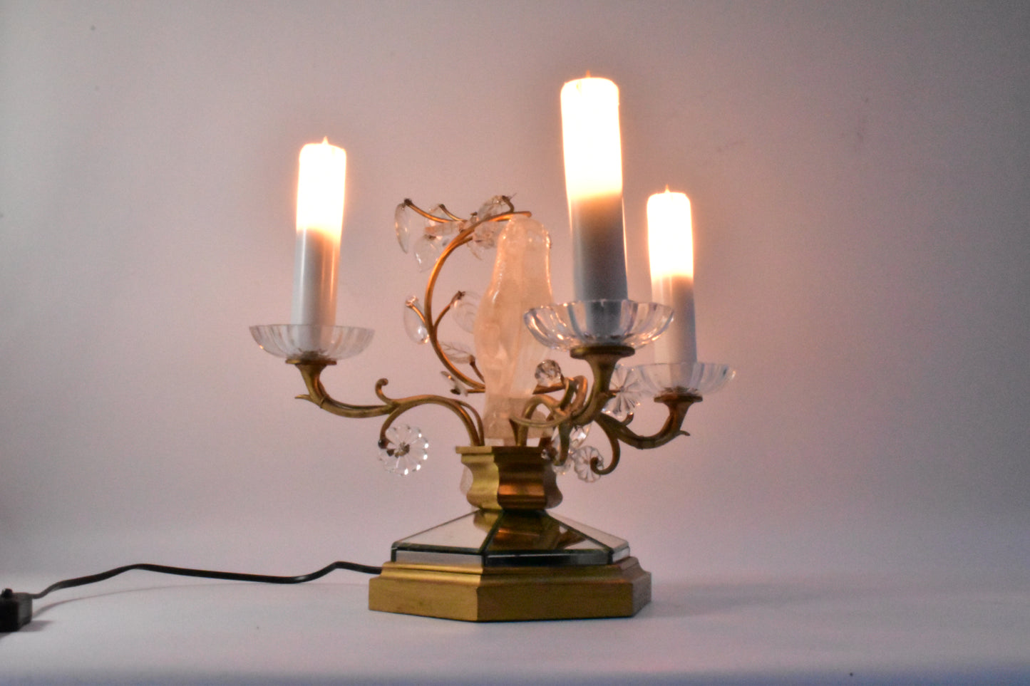 Art deco electrische kandelaar