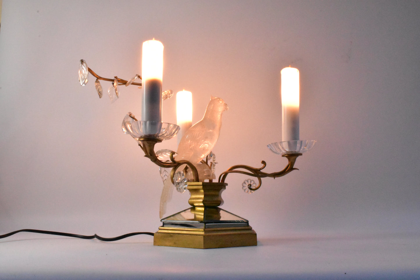 Art deco electrische kandelaar