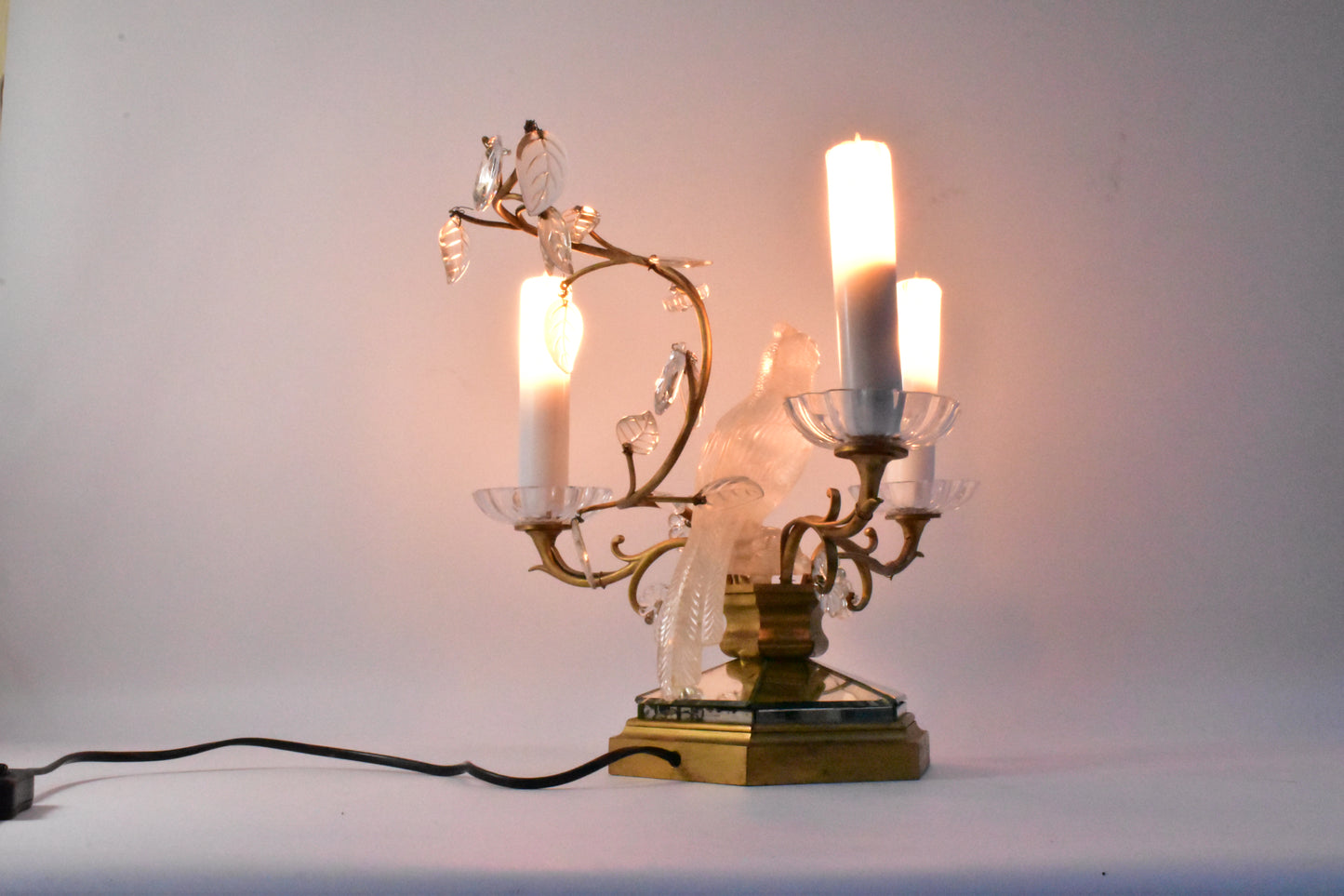 Art deco electrische kandelaar