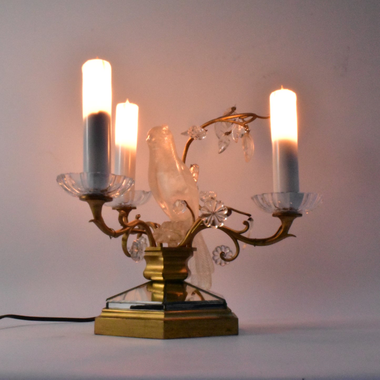 Art deco electrische kandelaar