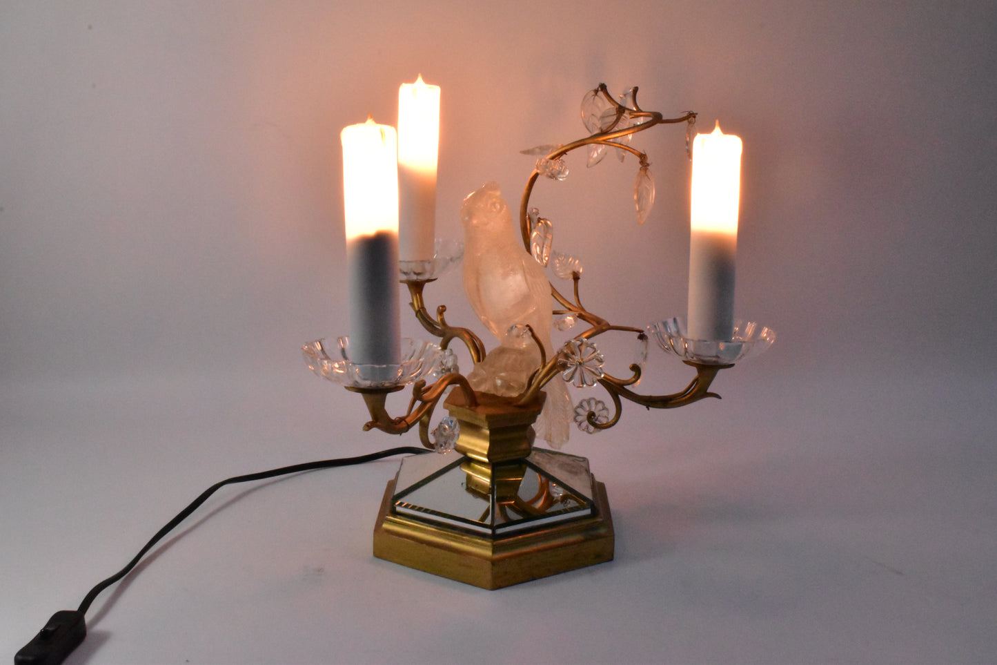 Art deco electrische kandelaar